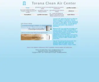 Toranacleanair.com(Torana Clean Air Center) Screenshot