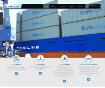 Torangdarya.com(Torang Darya Shipping line) Screenshot