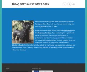 ToraqPWD.org(Toraq Portuguese Water Dogs) Screenshot