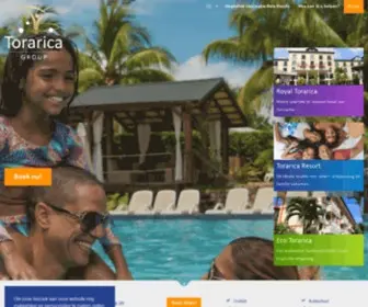 Torarica.com(De mooiste hotels van Suriname) Screenshot