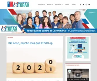 Torax.cl(Instituto Nacional del TORAX) Screenshot