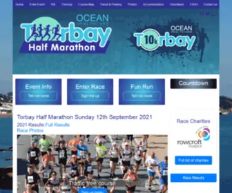 Torbayhalfmarathon.co.uk(Torbay Half Marathon Sunday 26th June 2022) Screenshot