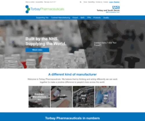 Torbaypharmaceuticals.nhs.uk(Built by the NHS) Screenshot