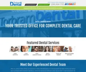 Torbramdental.com(Dentist in Brampton) Screenshot