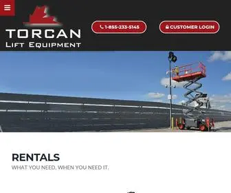 Torcanlift.com(Torcan Lift Equipment) Screenshot