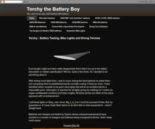 Torchythebatteryboy.com(Torchy the Battery Boy) Screenshot