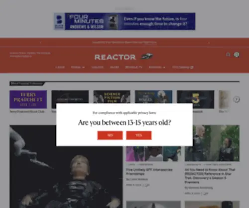 Tor.com(Reactor) Screenshot