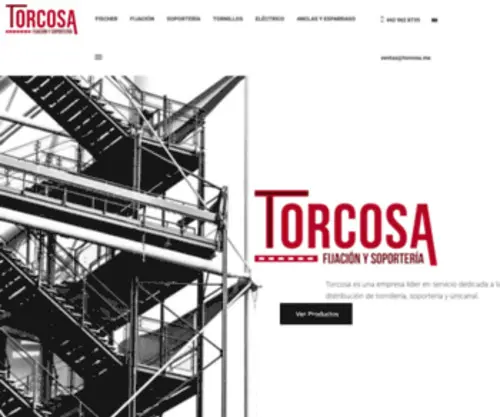 Torcosa.mx(Soportería y fijación en Querétaro y el Bajío) Screenshot