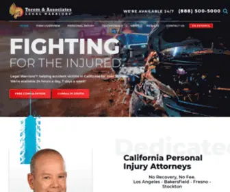 Torem.com(Personal Injury Attorneys) Screenshot