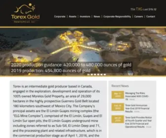 Torexgold.com(Torex Gold Resources Inc) Screenshot