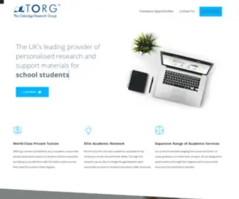 Torg.co.uk(The Oxbridge Research Group) Screenshot