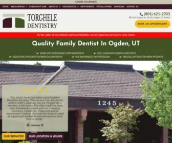 Torgheledentistry.com(Ogden UT Premier Dental Services) Screenshot