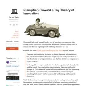 Torgronsund.com(Tor on Tech) Screenshot