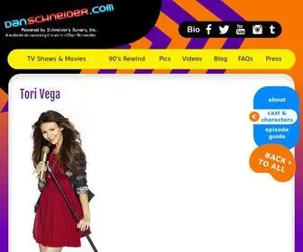 Tori-Vega-Danschneider.com(Dan Schneider) Screenshot