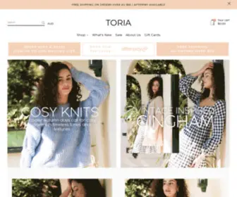 Toria.com.au(ONLINE WOMEN CLOTHING STORE) Screenshot