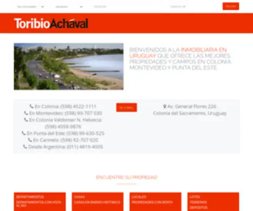 Toribioachaval.com.uy(Toribio Achaval) Screenshot