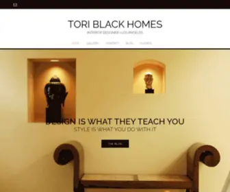 Toriblackhomes.com(Interior Design) Screenshot