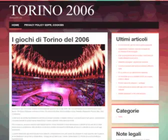 Torino2006.it(TORINO 2006) Screenshot