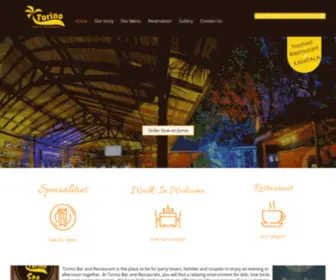 Torinorestaurantkampala.com(Torino Bar & Restaurant Home) Screenshot