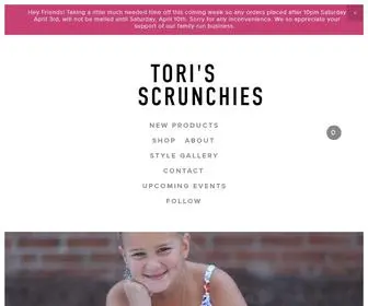 Torisscrunchies.com(Tori's Scrunchies) Screenshot