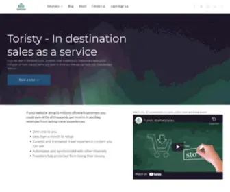 Toristy.com(Helps travel companies sell activities and experiences) Screenshot