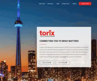 Torix.ca(Toronto Internet Exchange TorIX) Screenshot