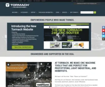 Tormach.com(Affordable CNC Machines) Screenshot