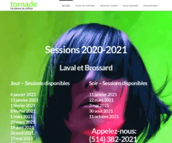 Tornadecoiffure.com(Académie) Screenshot