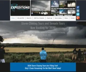 Tornadicexpeditions.com(Tornadic Expeditions Storm Chasing Tours & Tornado Tours) Screenshot