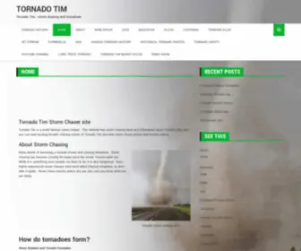 Tornadochaser.com(Tornado Tim) Screenshot