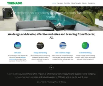 Tornadodesign.com(Tornado (Phoenix) Screenshot