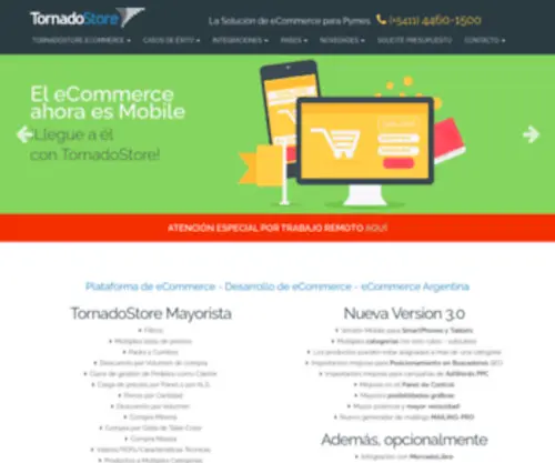 Tornadostore.com.ar(ECommerce Argentina) Screenshot