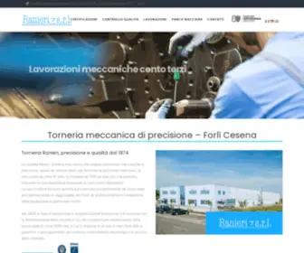 Torneriaranieri.com(Torneria Ranieri) Screenshot