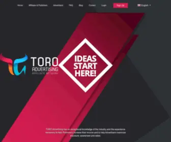 Toroadvertising.com(TORO Advertising) Screenshot