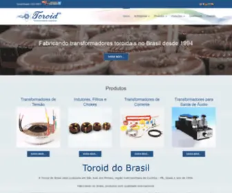 Toroid.com.br(Toroid do Brasil) Screenshot