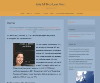 Torolawfirm.com(Immigration Law Firm) Screenshot