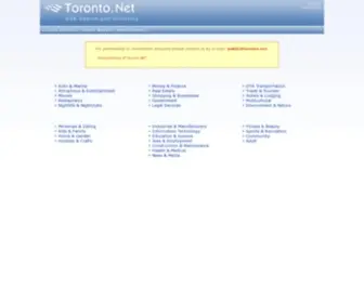 Toronto.net(GTA Search & Directory) Screenshot