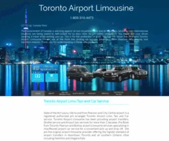 Torontoairportlimousine.ca(Car Service) Screenshot