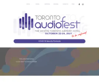 Torontoaudiofest.org(Toronto AudioFest) Screenshot