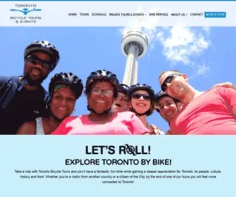 Torontobicycletours.com(Toronto Bicycle Tours) Screenshot