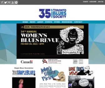 Torontobluessociety.com(Toronto Blues Society) Screenshot