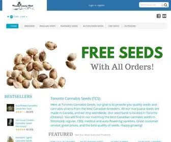 Torontocannabisseeds.com(Toronto Cannabis Seeds) Screenshot