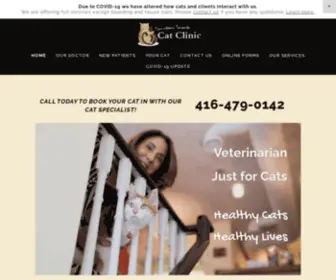 Torontocatclinic.com(Downtown Toronto Cat Clinic) Screenshot