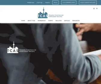 Torontocommercialarbitrationsociety.com(Toronto Commercial Arbitration Society) Screenshot