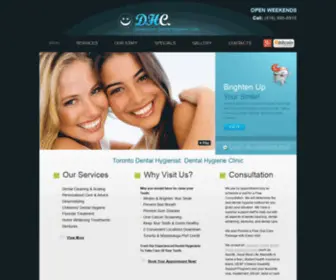 Torontodentalcleaning.com(Downtown Dental Hygiene Clinic) Screenshot