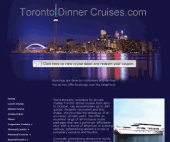 Torontodinnercruises.com(Toronto Dinner Cruises) Screenshot