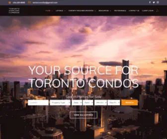 Torontodowntowncondos.com(Toronto Downtown Condos) Screenshot