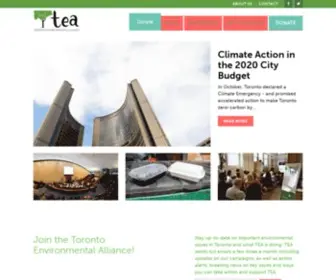 Torontoenvironment.org(Toronto Environmental Alliance) Screenshot