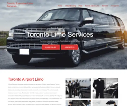 Torontoexecutivelimousine.com(Toronto Executive Limo Services) Screenshot