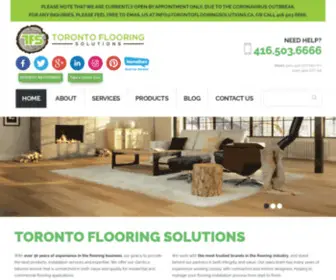 Torontoflooringsolutions.ca(Toronto Flooring Solutions) Screenshot